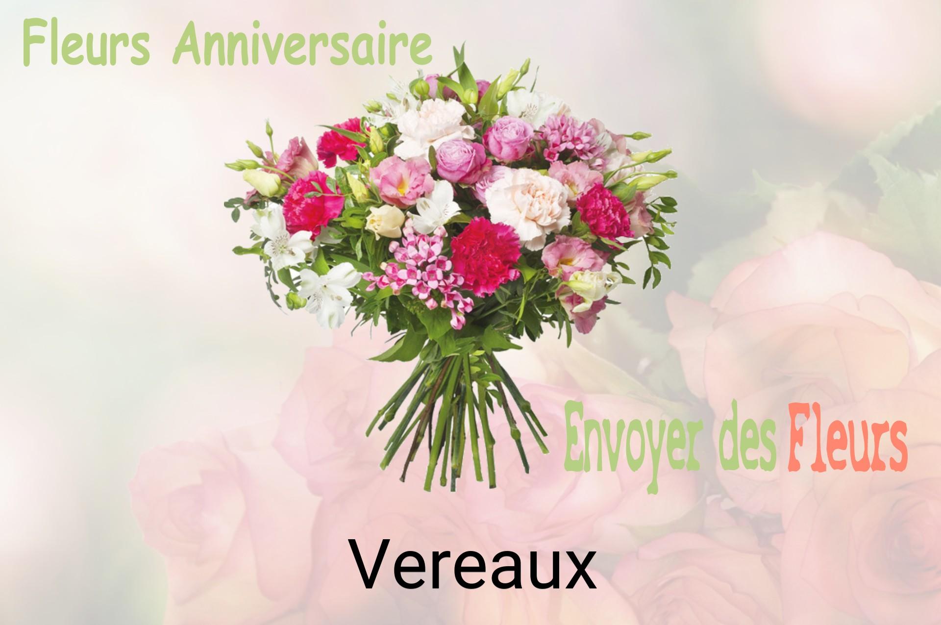 Bouquet de fleurs d’anniversaire livré à Vereaux